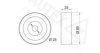 ALFA 60595630 Deflection/Guide Pulley, v-ribbed belt